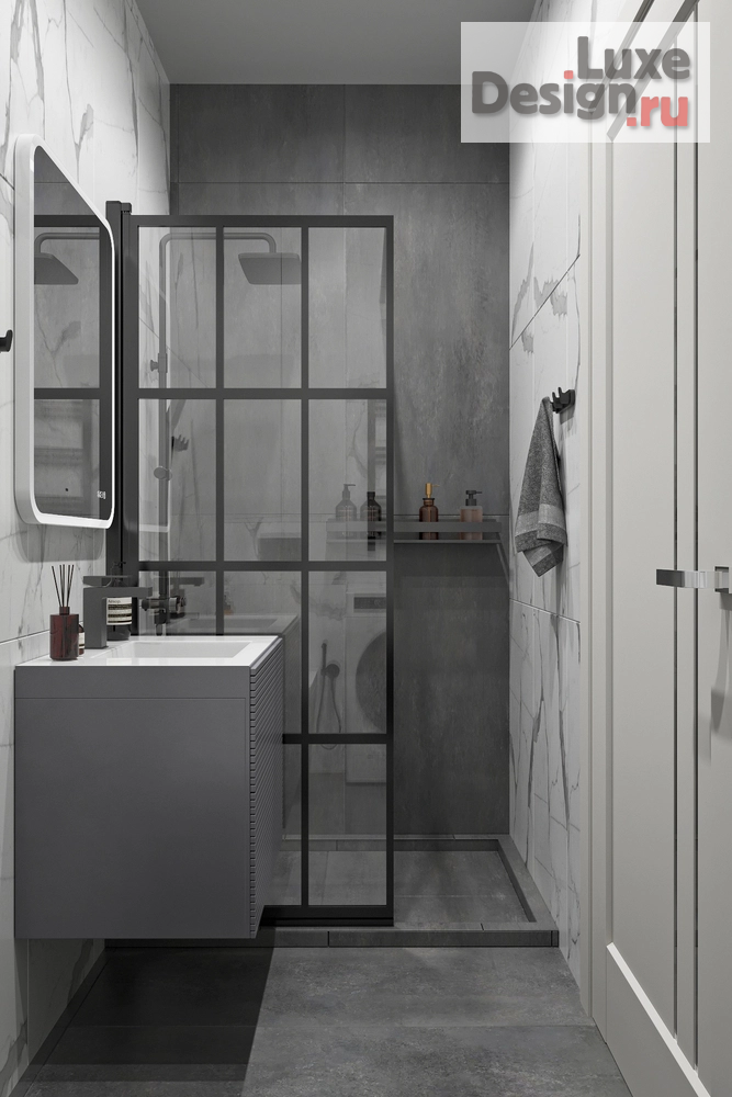 Дизайн интерьера однокомнатной квартиры "Студия Сестрорецк" (фото 2)