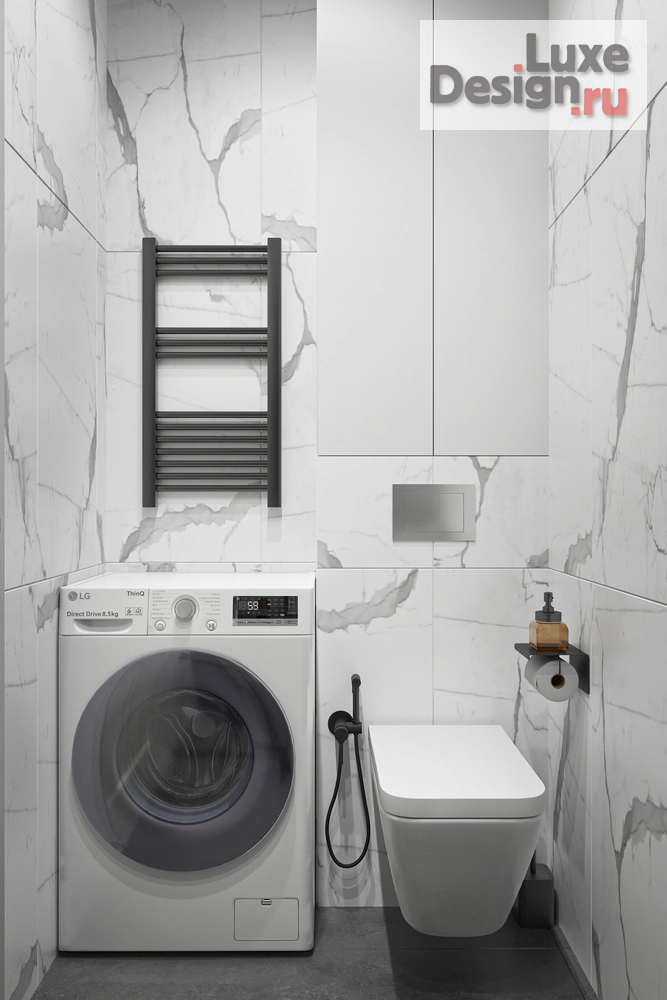 Дизайн интерьера однокомнатной квартиры "Студия Сестрорецк" (фото 4)