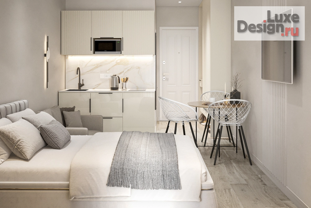 Дизайн интерьера однокомнатной квартиры "Студия Сочи" (фото 9)