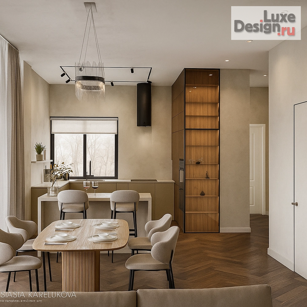 Дизайн интерьера коттеджа "Коттедж Ольгино" (фото 4)