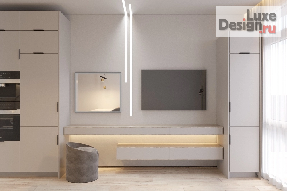 Дизайн интерьера однокомнатной квартиры "Студия Сестрорецк" (фото 5)