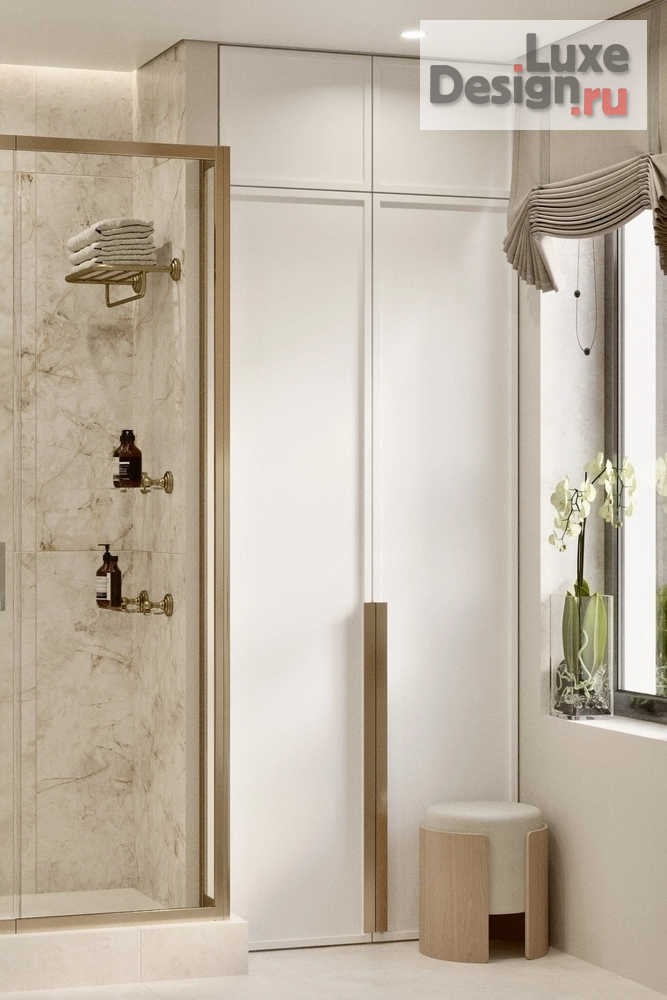 Дизайн интерьера частного дома ""Бархатный беж" - дизайн-проект первого этажа частного дома " (фото 7)