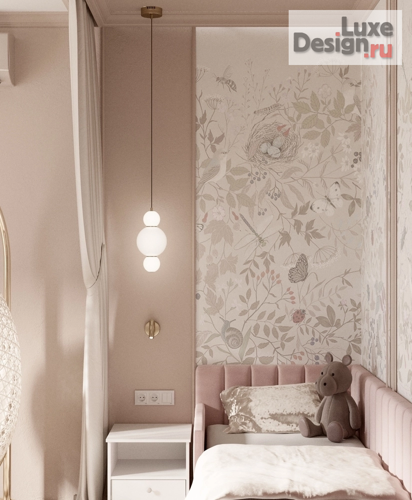 Дизайн интерьера трехкомнатной квартиры ""Акварельные сны" - дизайн-проект трехкомнатной квартиры в Москве " (фото 11)