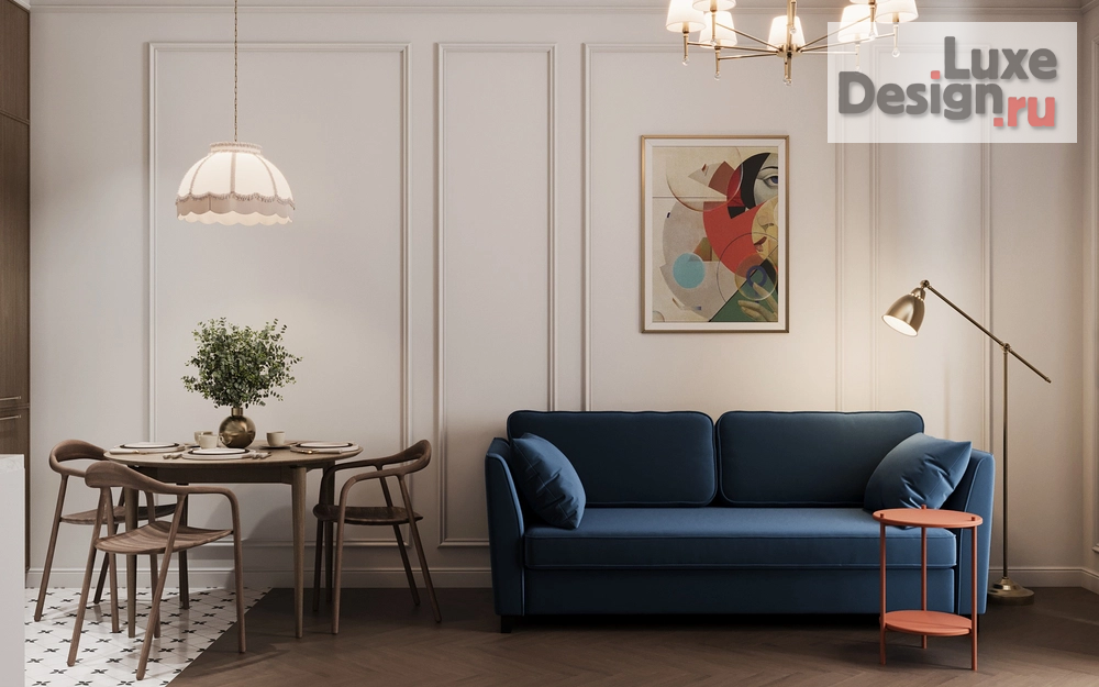 Дизайн интерьера трехкомнатной квартиры "ЖК Ilona" (фото 1)