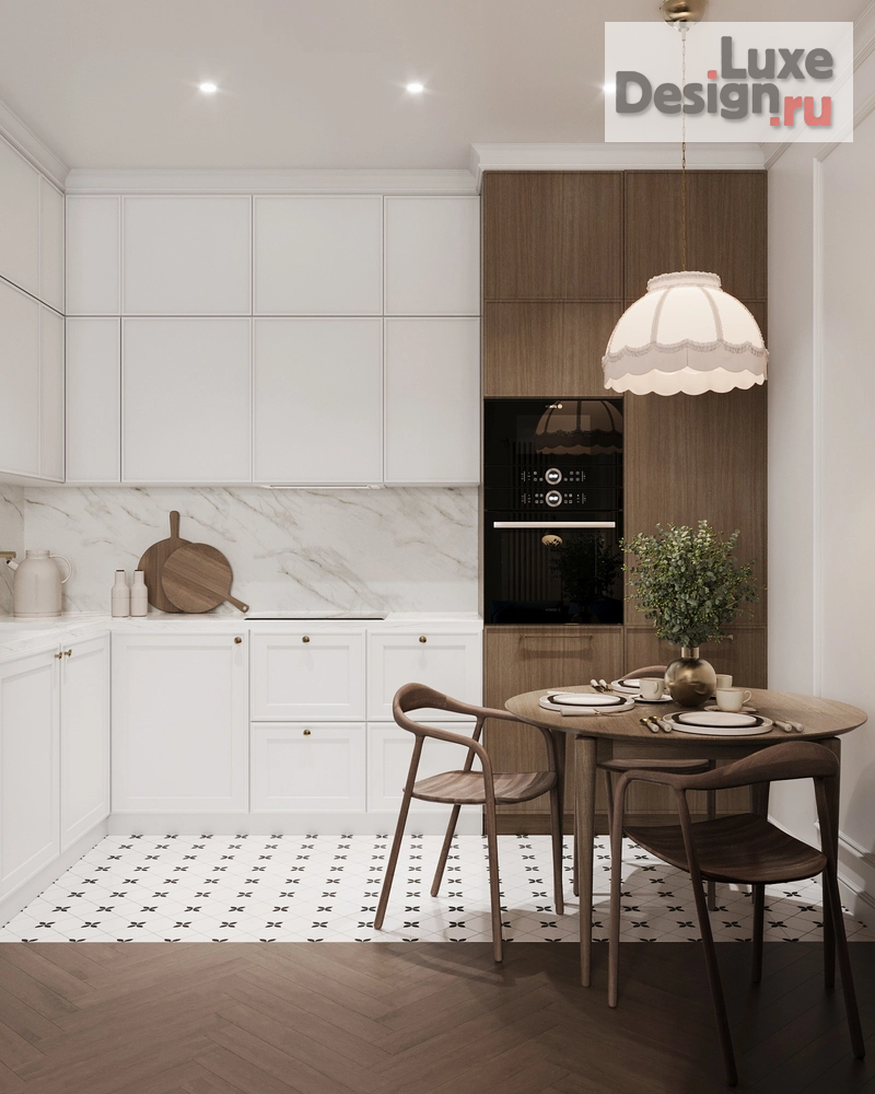 Дизайн интерьера трехкомнатной квартиры "ЖК Ilona" (фото 2)