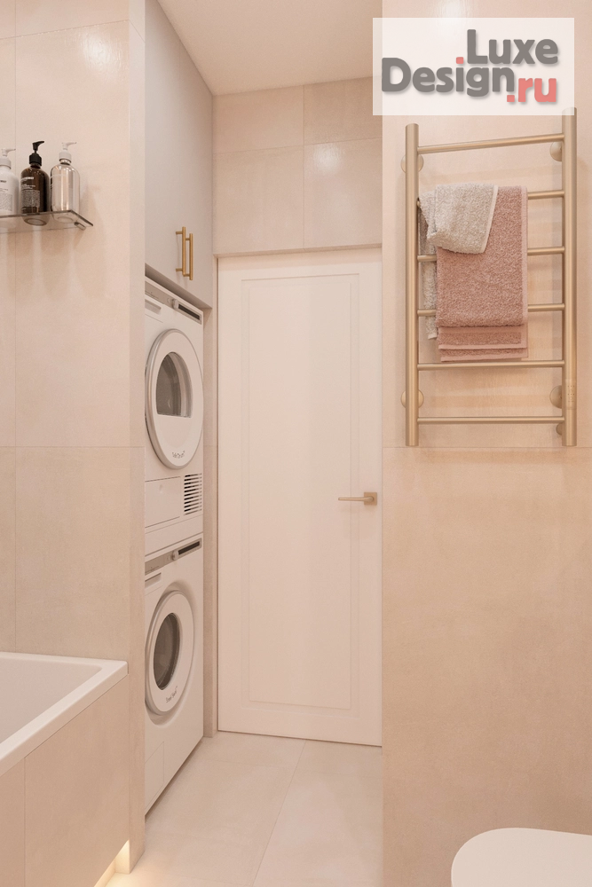 Дизайн интерьера однокомнатной квартиры "Нежная квартира на Арцеуловской аллее" (фото 11)