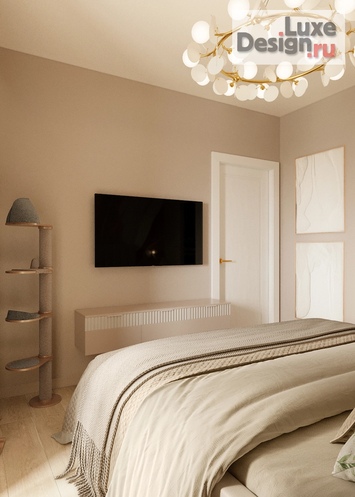 Дизайн интерьера однокомнатной квартиры "Нежная квартира на Арцеуловской аллее" (фото 15)