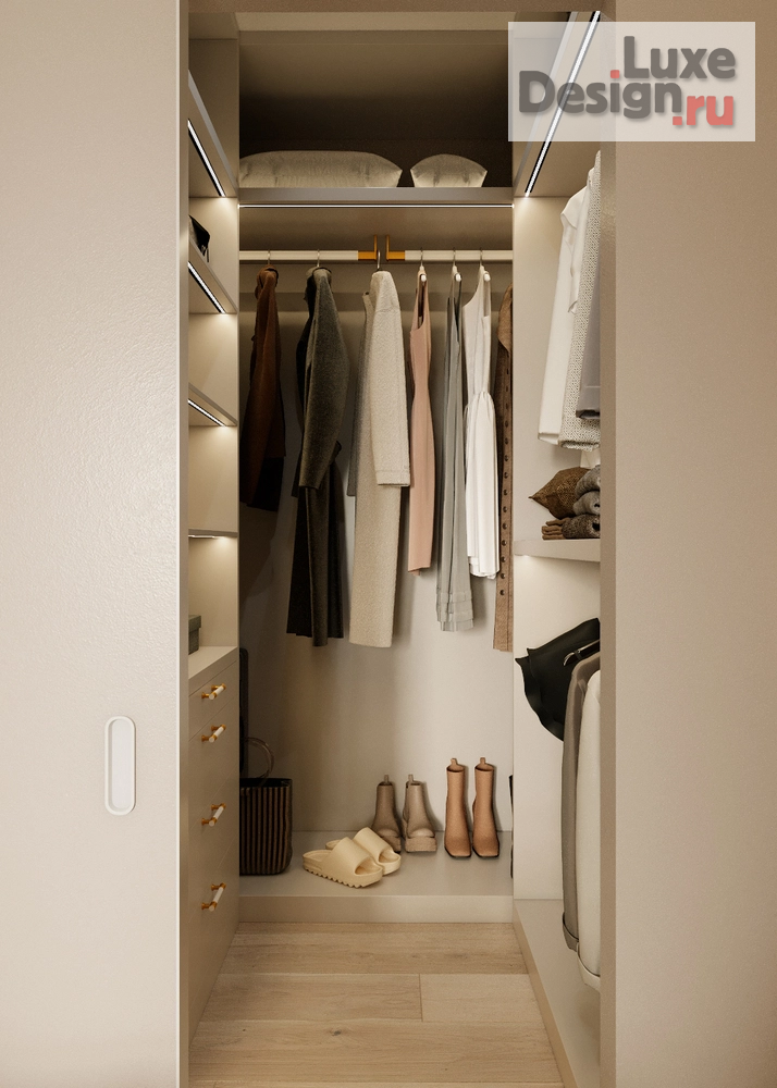 Дизайн интерьера однокомнатной квартиры "Нежная квартира на Арцеуловской аллее" (фото 16)