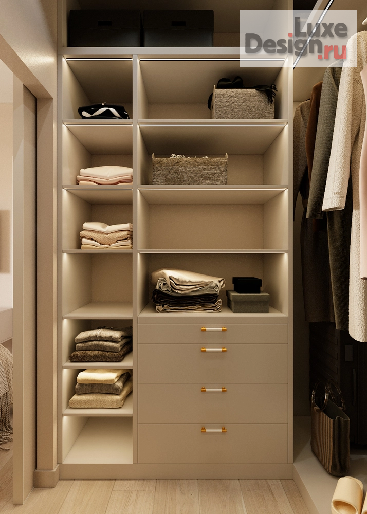 Дизайн интерьера однокомнатной квартиры "Нежная квартира на Арцеуловской аллее" (фото 17)