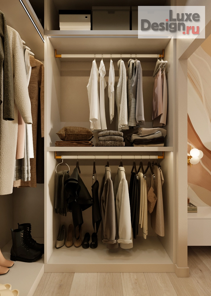 Дизайн интерьера однокомнатной квартиры "Нежная квартира на Арцеуловской аллее" (фото 18)