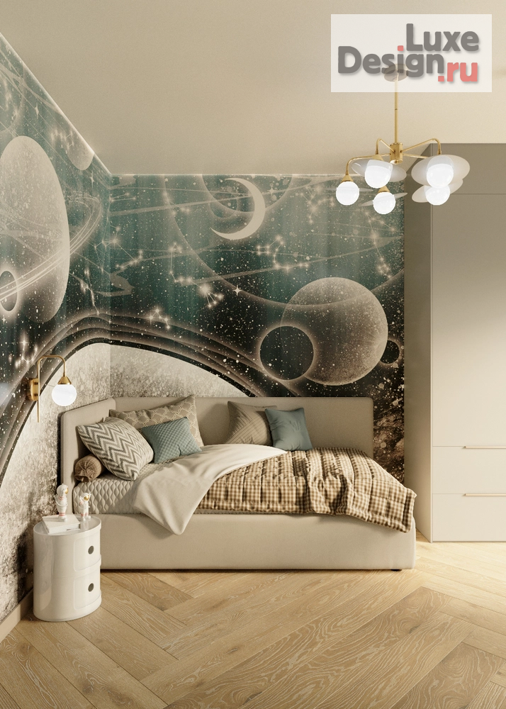 Дизайн интерьера трехкомнатной квартиры "Квартира в спокойных тонах для семьи в Кудрово" (фото 30)