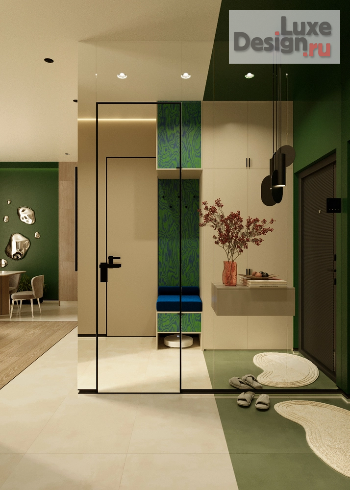 Дизайн интерьера однокомнатной квартиры "Яркая квартира для молодой пары" (фото 6)