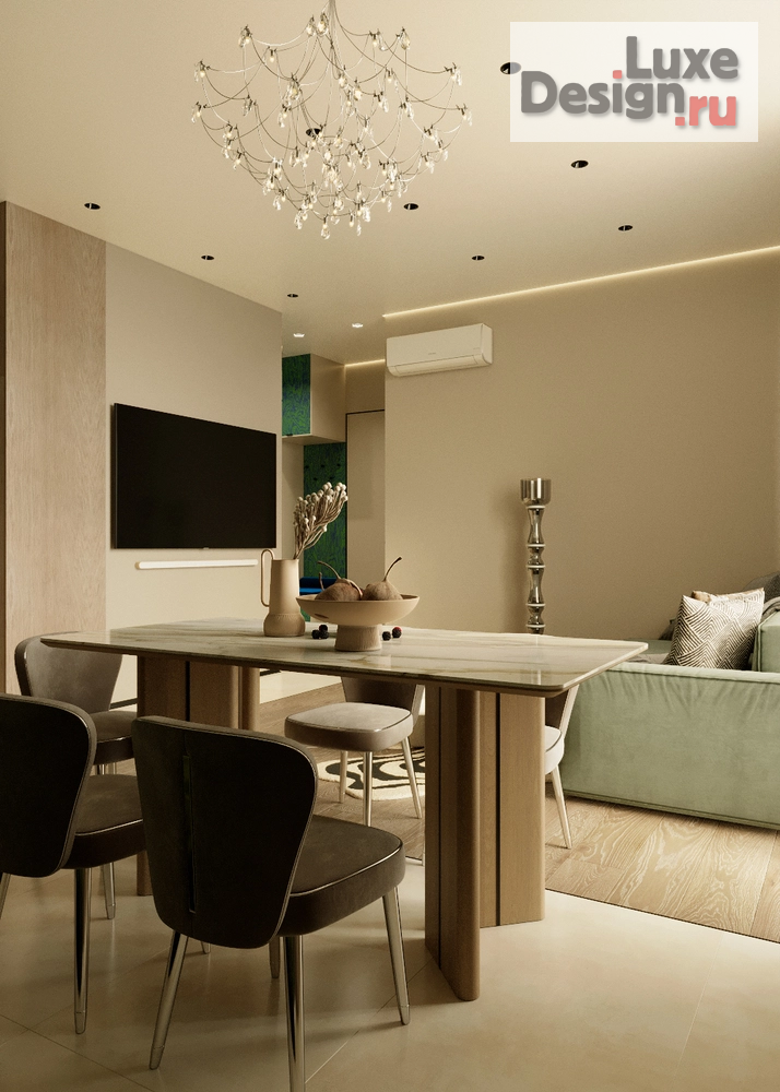 Дизайн интерьера однокомнатной квартиры "Яркая квартира для молодой пары" (фото 9)