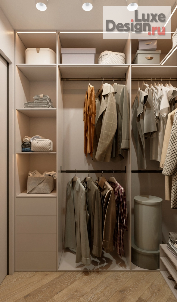 Дизайн интерьера трехкомнатной квартиры "Квартира в спокойных тонах для семьи в Кудрово" (фото 19)