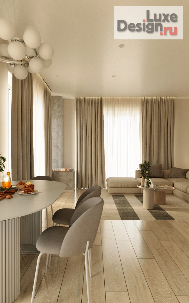 Дизайн интерьера загородного дома "Коттедж в Новосибирске для семьи с 3 детьми" (фото 12)