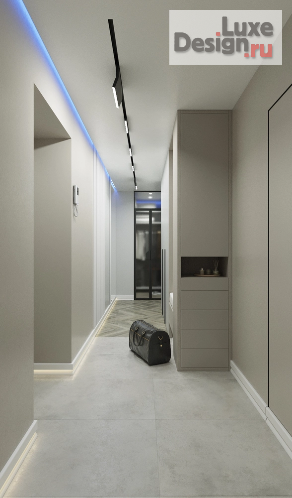 Дизайн интерьера однокомнатной квартиры "Воздушная квартира на Новоизмайловском" (фото 2)