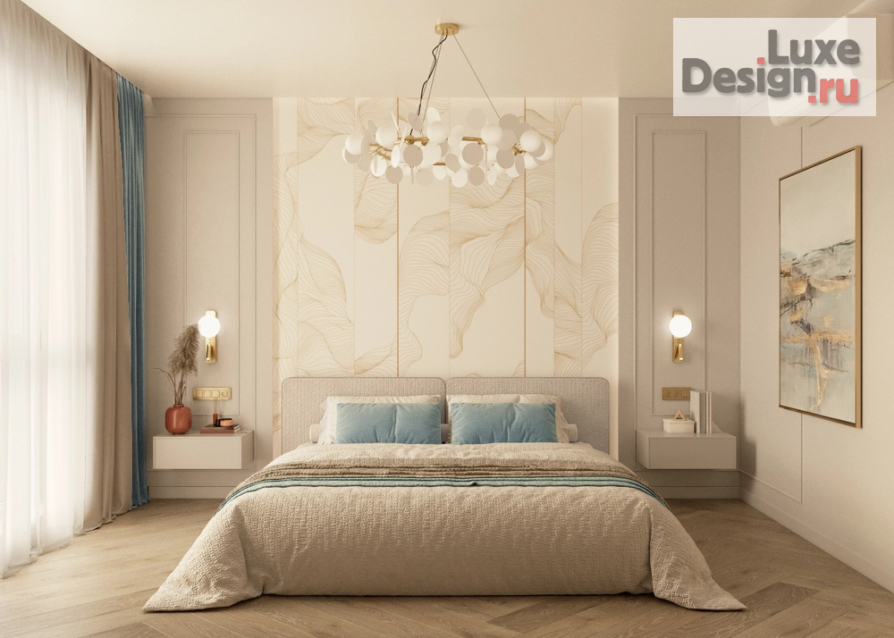 Дизайн интерьера трехкомнатной квартиры "Квартира в спокойных тонах для семьи в Кудрово" (фото 21)