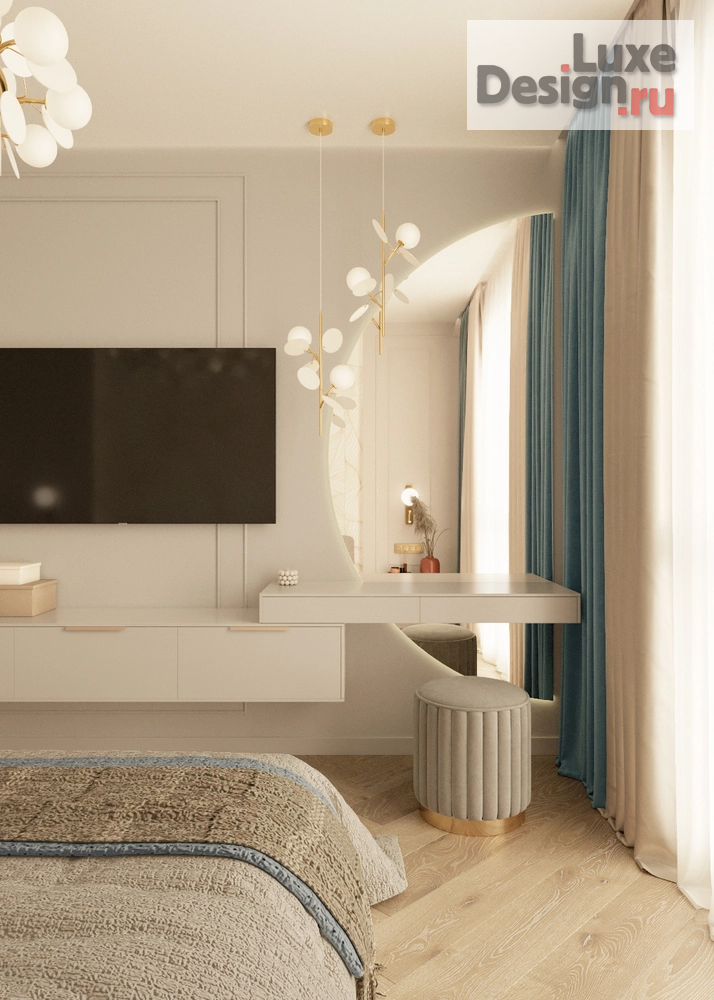 Дизайн интерьера трехкомнатной квартиры "Квартира в спокойных тонах для семьи в Кудрово" (фото 22)