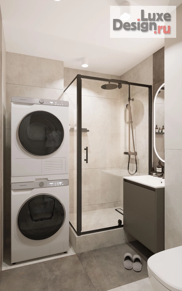 Дизайн интерьера однокомнатной квартиры "Воздушная квартира на Новоизмайловском" (фото 17)