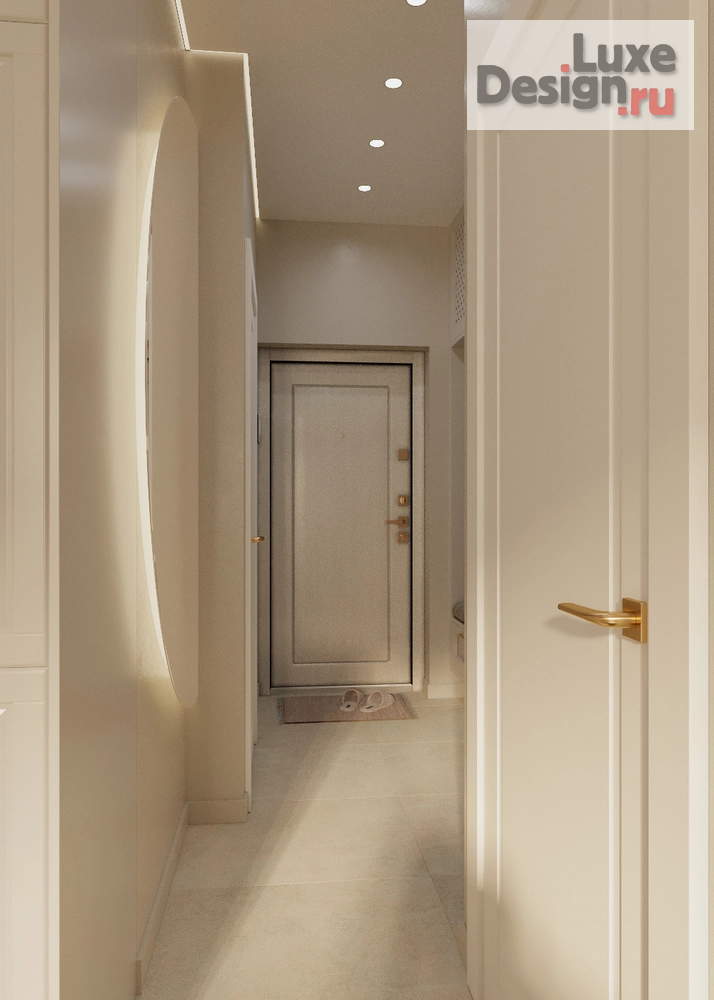 Дизайн интерьера однокомнатной квартиры "Нежная квартира на Арцеуловской аллее" (фото 8)