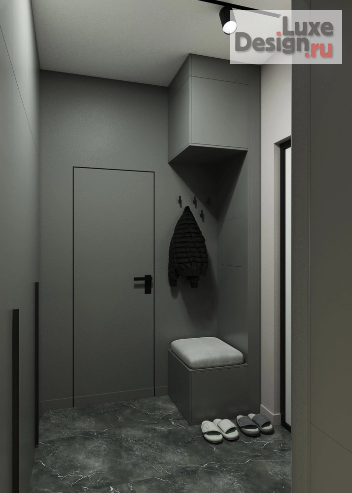 Дизайн интерьера однокомнатной квартиры "Однокомнатная квартира на Белоостровской" (фото 5)