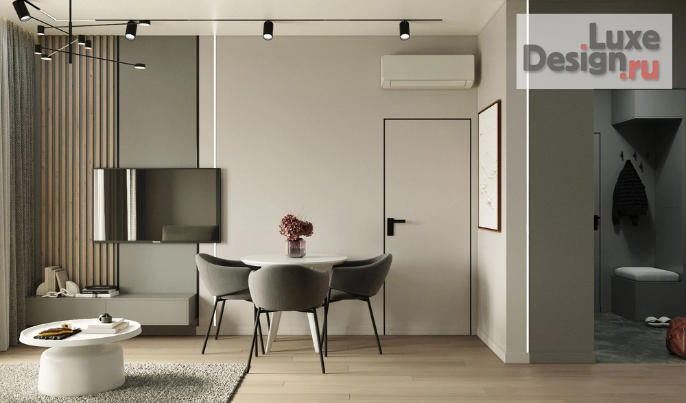 Дизайн интерьера однокомнатной квартиры "Однокомнатная квартира на Белоостровской" (фото 1)