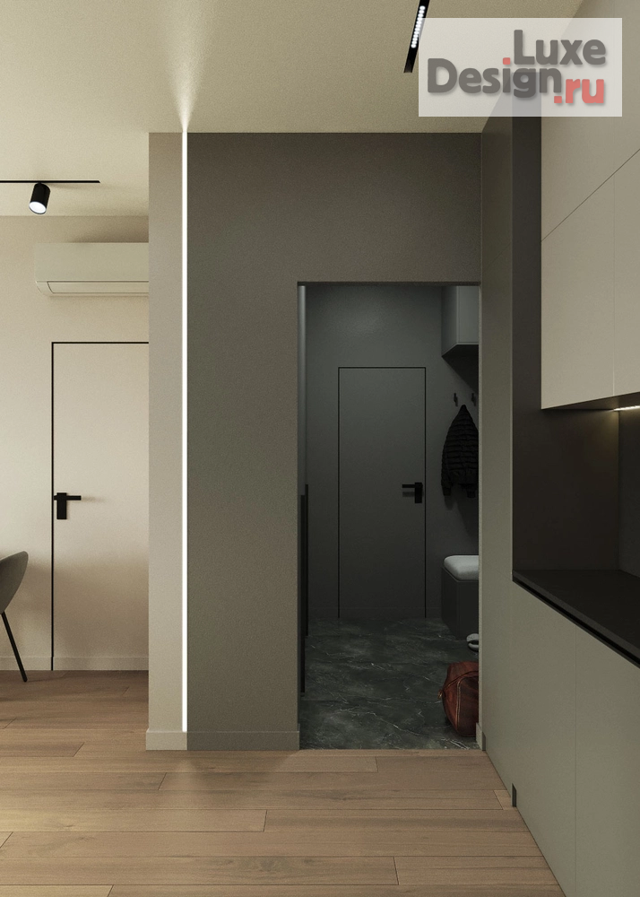 Дизайн интерьера однокомнатной квартиры "Однокомнатная квартира на Белоостровской" (фото 6)