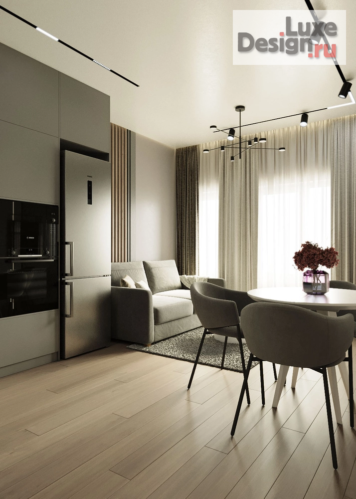 Дизайн интерьера однокомнатной квартиры "Однокомнатная квартира на Белоостровской" (фото 8)