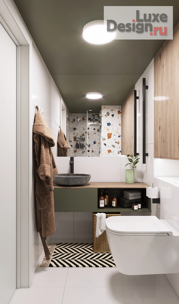 Дизайн интерьера апартаментов "Двухуровневые апартаменты на Обводном канале" (фото 15)