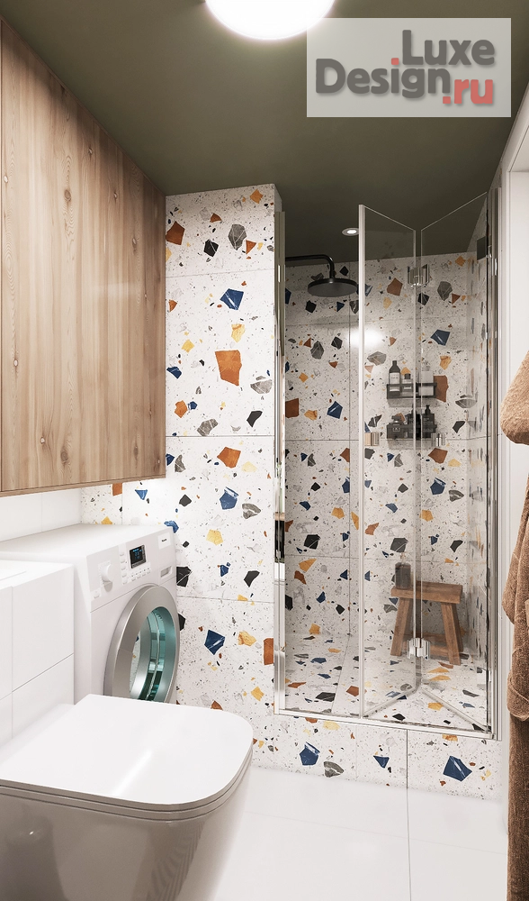 Дизайн интерьера апартаментов "Двухуровневые апартаменты на Обводном канале" (фото 16)