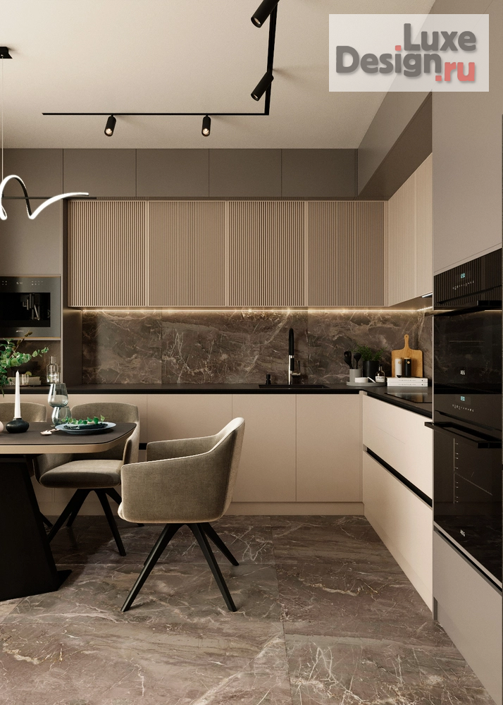 Дизайн интерьера трехкомнатной квартиры "Трехкомнатная квартира в Санкт-Петербурге" (фото 1)