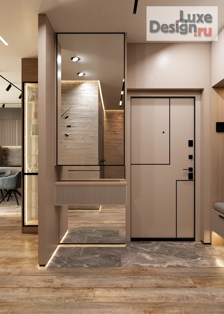 Дизайн интерьера трехкомнатной квартиры "Трехкомнатная квартира в Санкт-Петербурге" (фото 7)