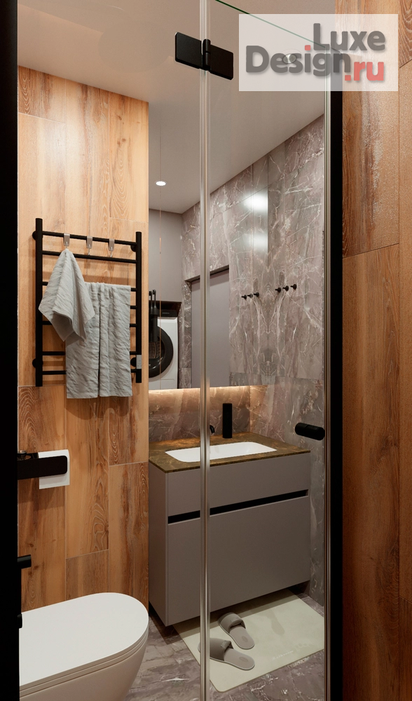 Дизайн интерьера трехкомнатной квартиры "Трехкомнатная квартира в Санкт-Петербурге" (фото 20)