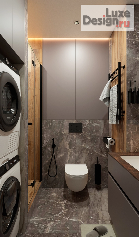 Дизайн интерьера трехкомнатной квартиры "Трехкомнатная квартира в Санкт-Петербурге" (фото 21)