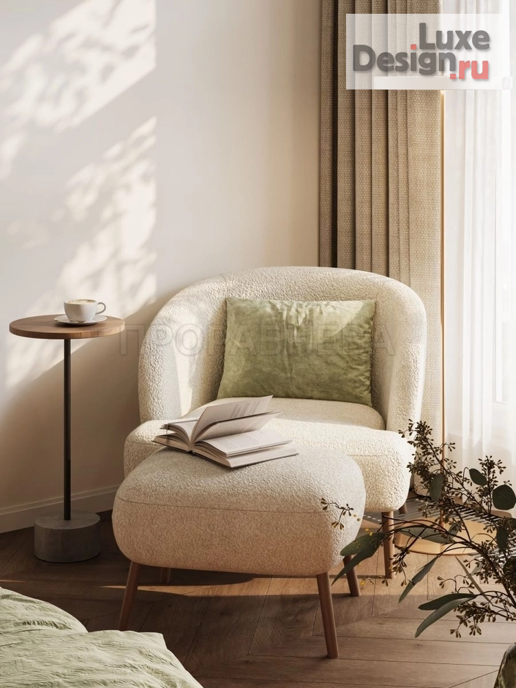 Дизайн интерьера двухкомнатной квартиры "Интерьер в стиле Джапанди" (фото 7)