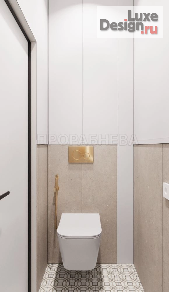 Дизайн интерьера двухкомнатной квартиры "Неоклассика с петербургским шиком" (фото 8)