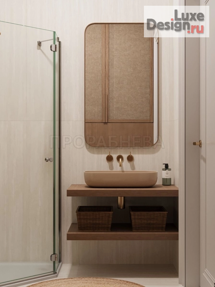 Дизайн интерьера двухкомнатной квартиры "Интерьер в стиле Джапанди" (фото 9)