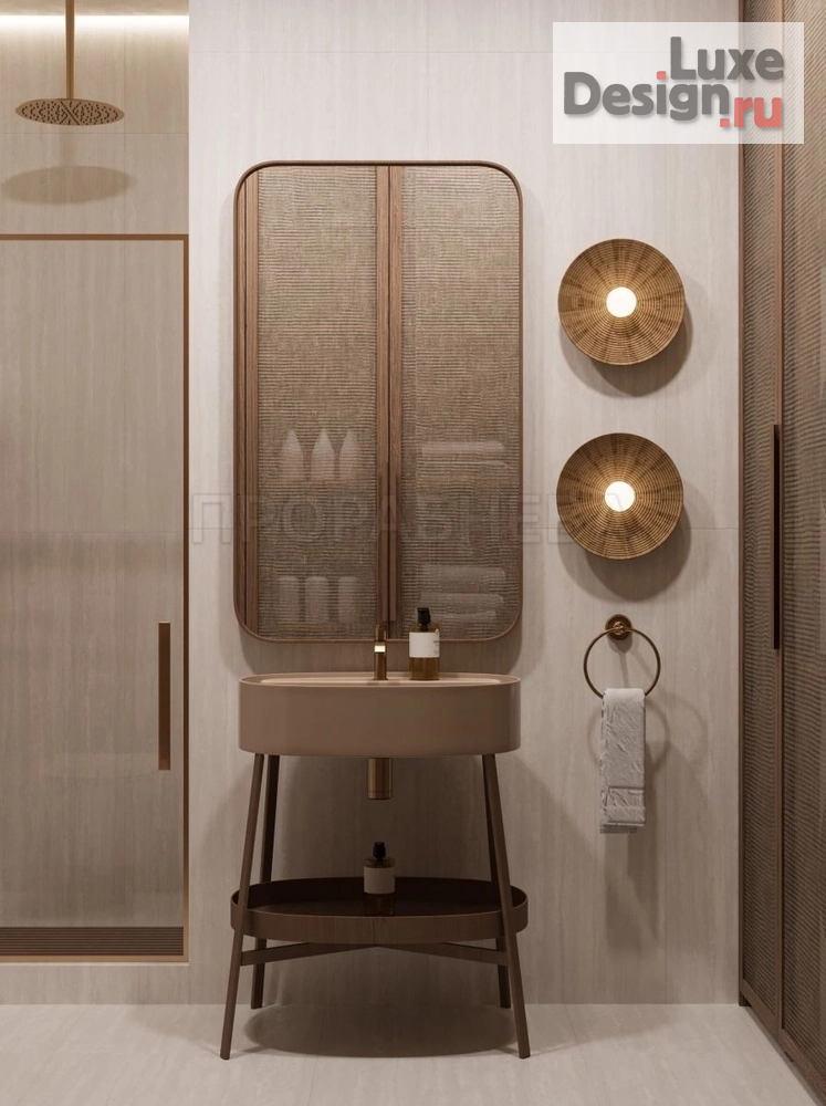 Дизайн интерьера двухкомнатной квартиры "Интерьер в стиле Джапанди" (фото 13)