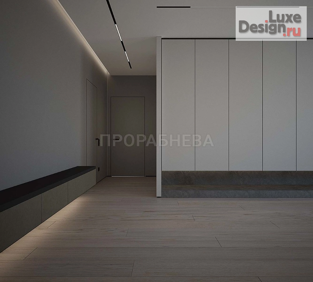 Дизайн интерьера трехкомнатной квартиры "Минимализм в евротрешке 95 кв.м" (фото 10)