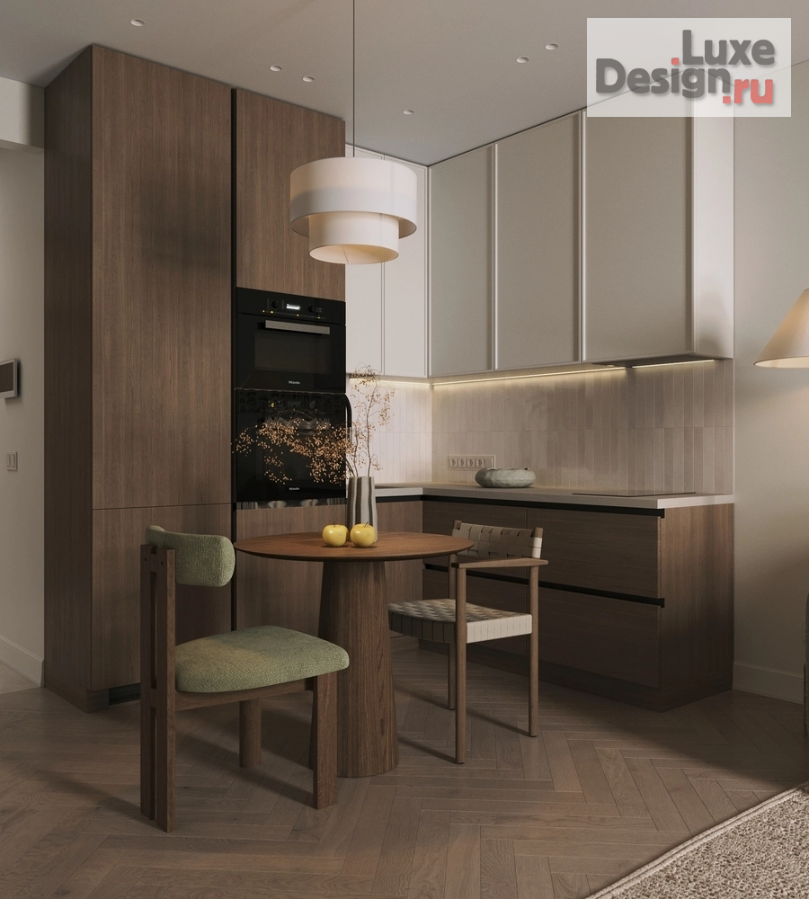 Дизайн интерьера двухкомнатной квартиры "ЖК Амо" (фото 3)