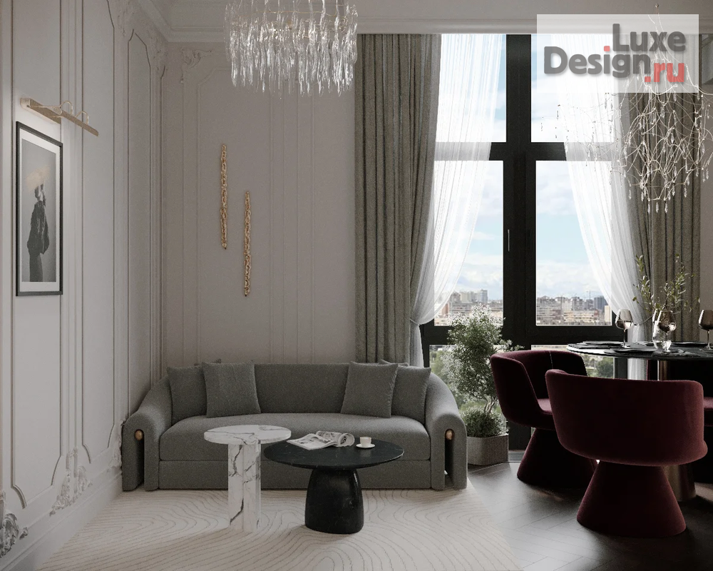 Дизайн интерьера двухкомнатной квартиры "Квартира в г. Санкт-Петербург" (фото 19)