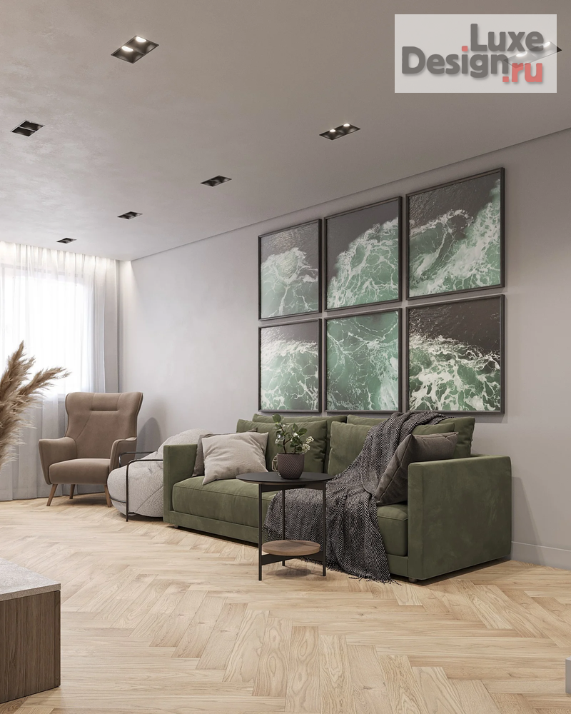 Дизайн интерьера однокомнатной квартиры "Квартира в г. Санкт-Петербург" (фото 1)