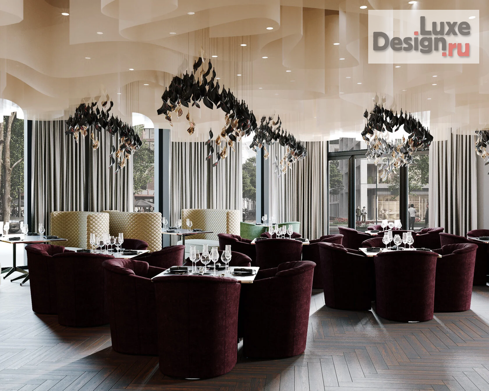 Дизайн интерьера ресторана "Ресторан авторской кухни в г. Москва" (фото 2)