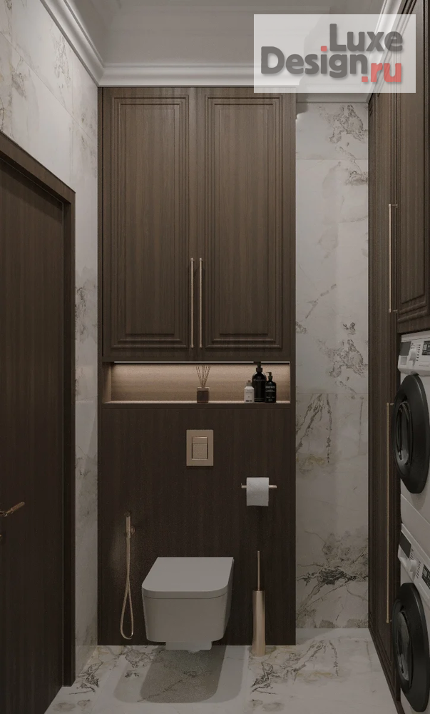 Дизайн интерьера двухкомнатной квартиры "Квартира в г. Санкт-Петербург" (фото 22)