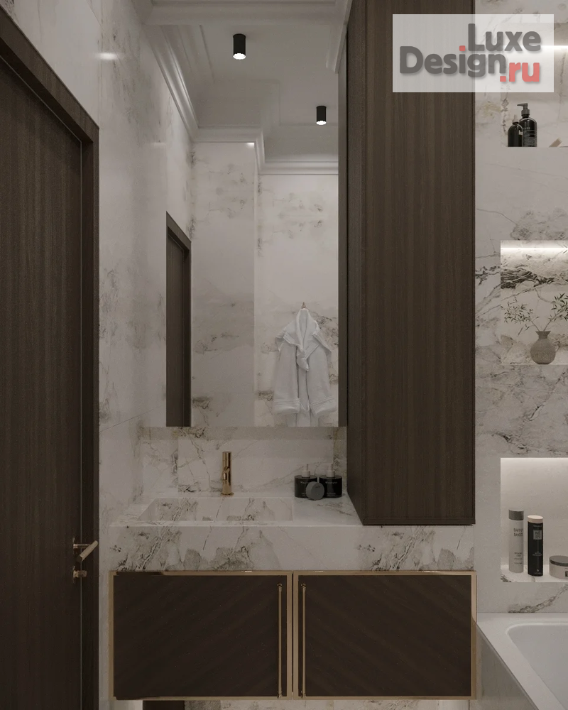 Дизайн интерьера двухкомнатной квартиры "Квартира в г. Санкт-Петербург" (фото 27)