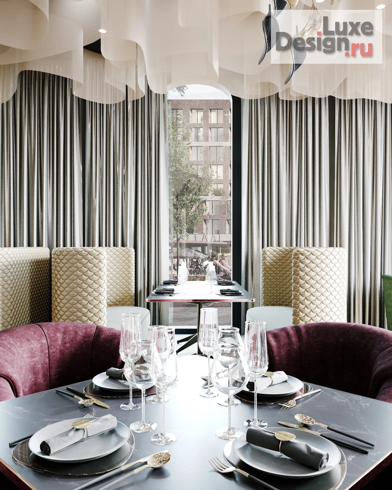 Дизайн интерьера ресторана "Ресторан авторской кухни в г. Москва" (фото 4)