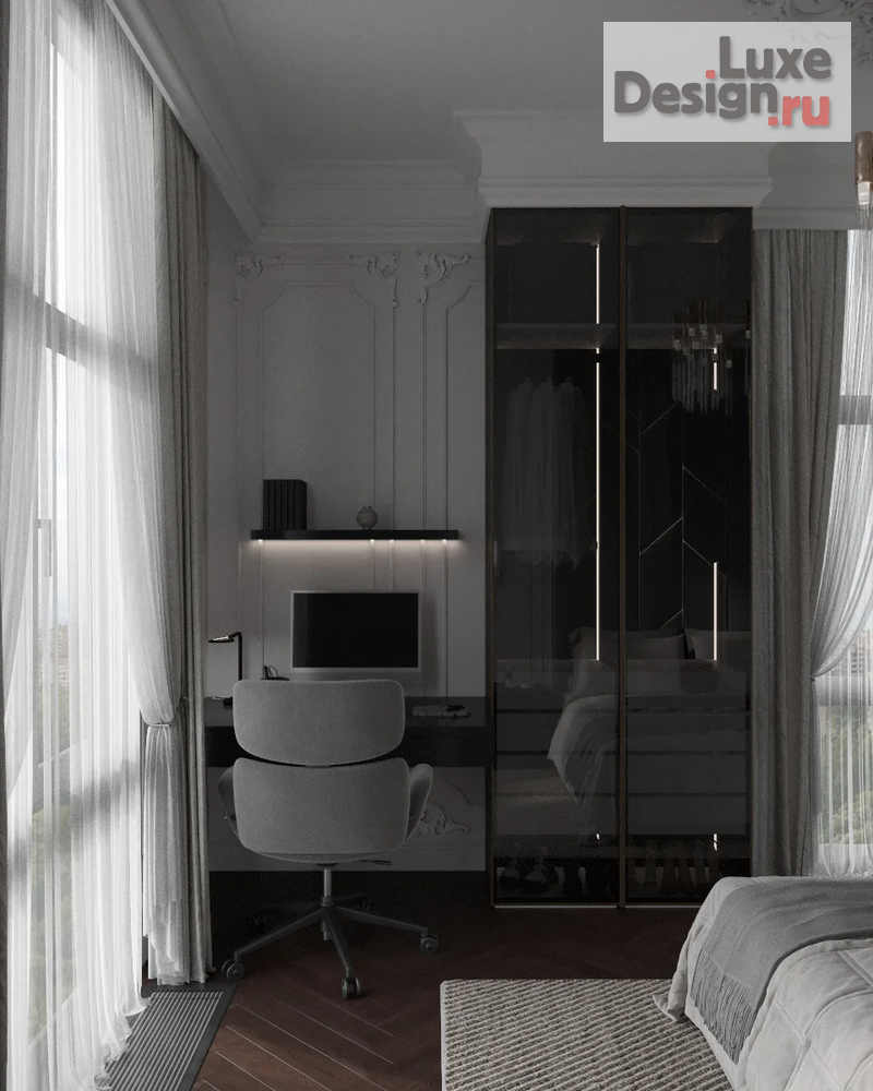 Дизайн интерьера двухкомнатной квартиры "Квартира в г. Санкт-Петербург" (фото 4)