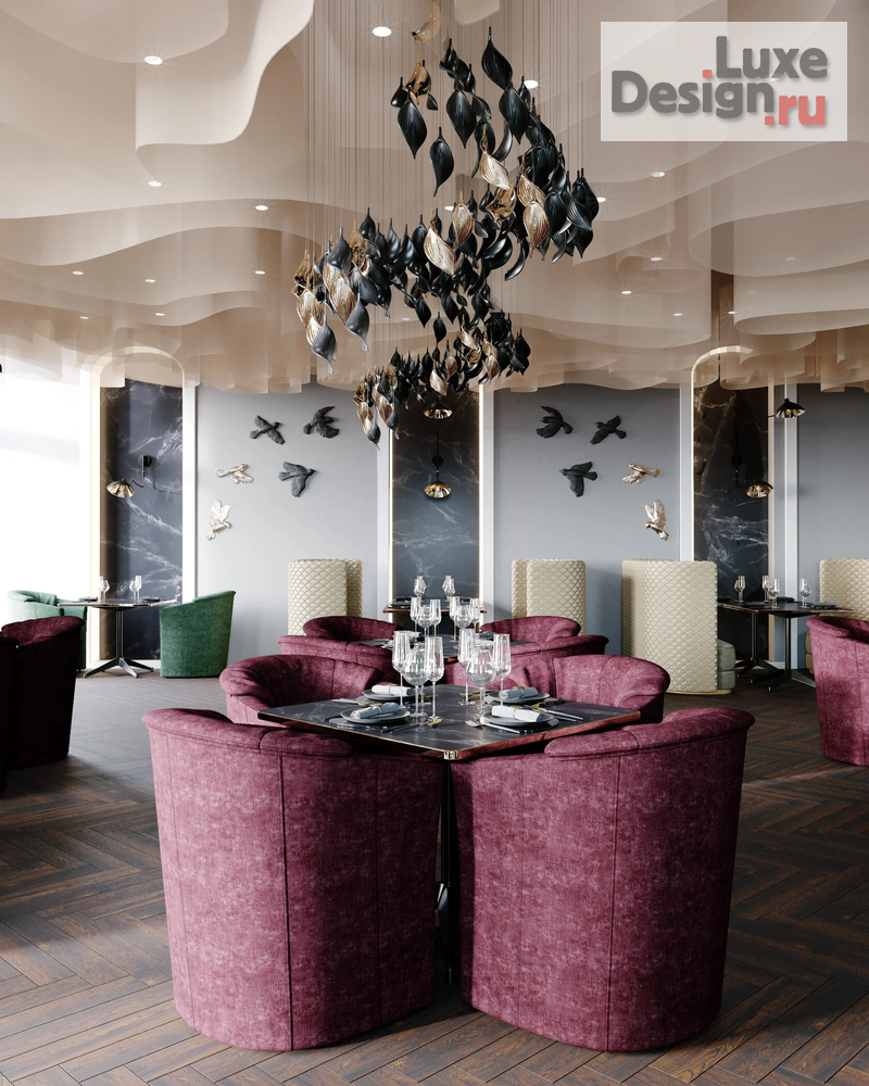 Дизайн интерьера ресторана "Ресторан авторской кухни в г. Москва" (фото 6)