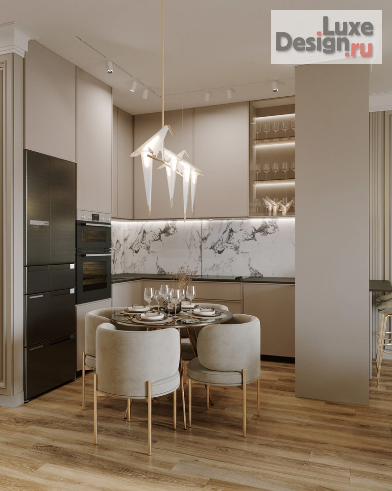 Дизайн интерьера двухкомнатной квартиры "Квартира в г. Москва" (фото 6)