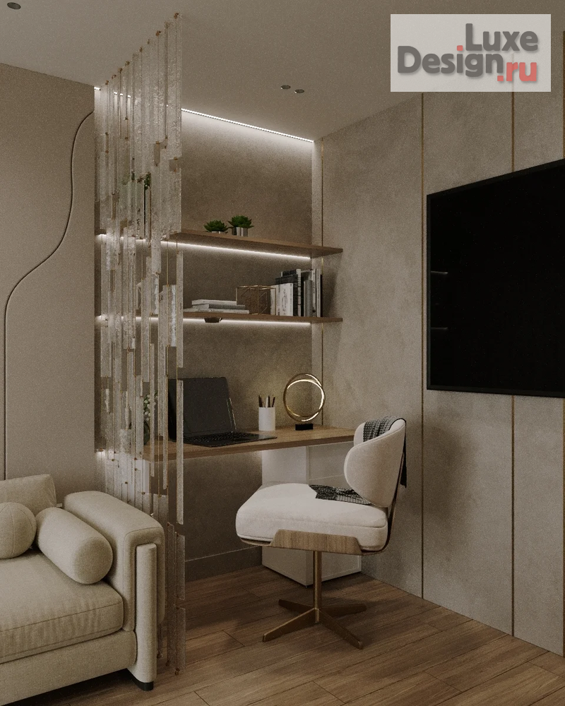 Дизайн интерьера двухкомнатной квартиры "Квартира в Италии" (фото 6)